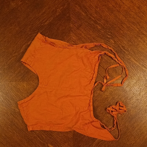 Prairie Underground - Affect Wrap Top - Size 1 - Hot Sauce - Orange Crop Top - Picture 3 of 4